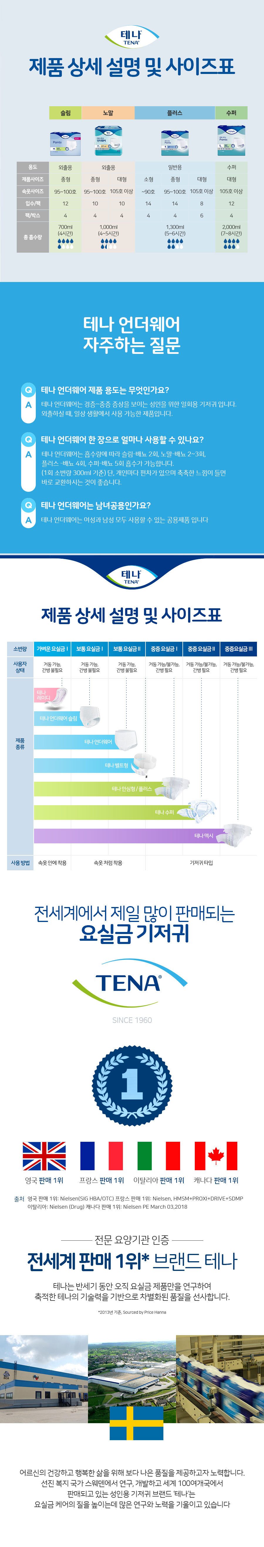 테나 언더웨어 플러스 대형 14입 상세 이미지 5